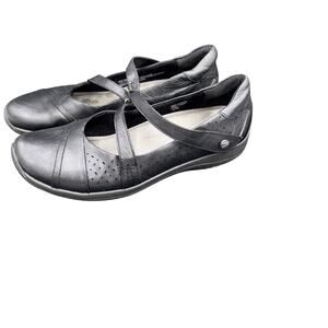 Earth Women's Kara Newton Leather Mary Jane Sandals -- Black Size 11 M